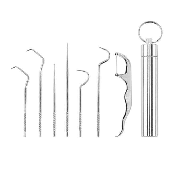 Stainless Steel Toothpick Set (7 pieces) | Stornfield
