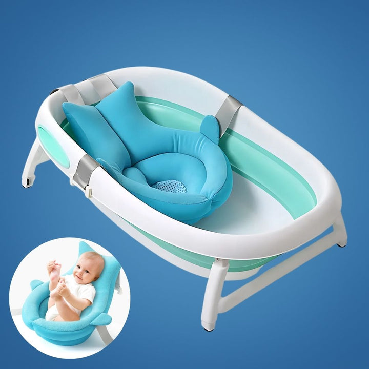 AquaNest | Baby Bath Support – Non-slip Cushion – Quick-Drying Fabric – Newborn Safety Bowl