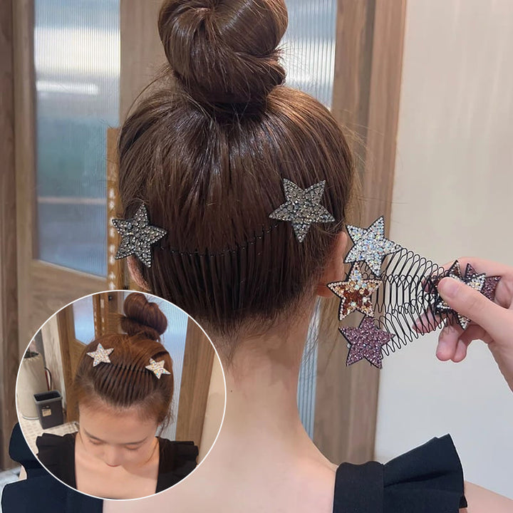 Rhinestone Star Hair Comb Set (5 pieces) | Stornfield