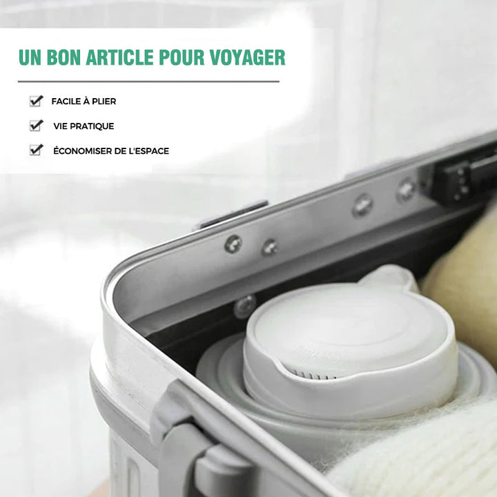 Portable silica gel travel pitcher with universal plug | Stornfield