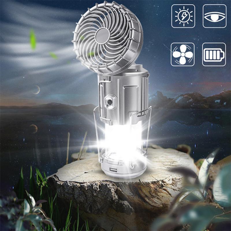 Outdoor LED Camping Light with Fan | Stornfield