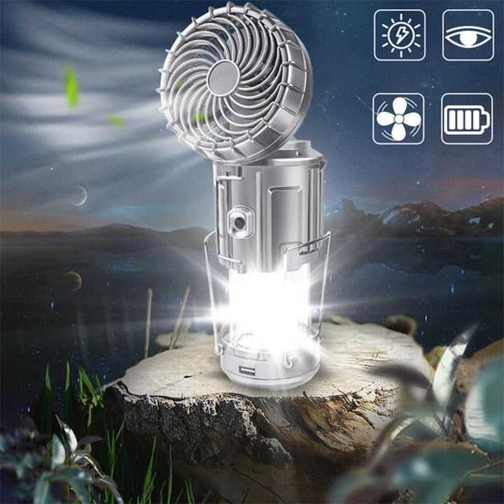 Outdoor LED Camping Light with Fan | Stornfield