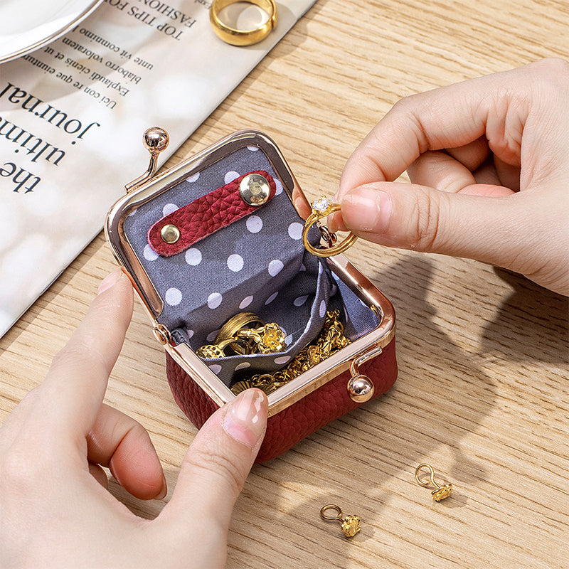 Genuine Leather Mini Jewelry Box | Stornfield