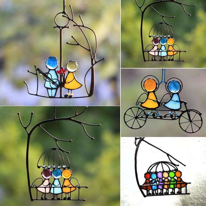 Stained Glass Hangings Sun Catcher Art Decoration Gift | Stornfield