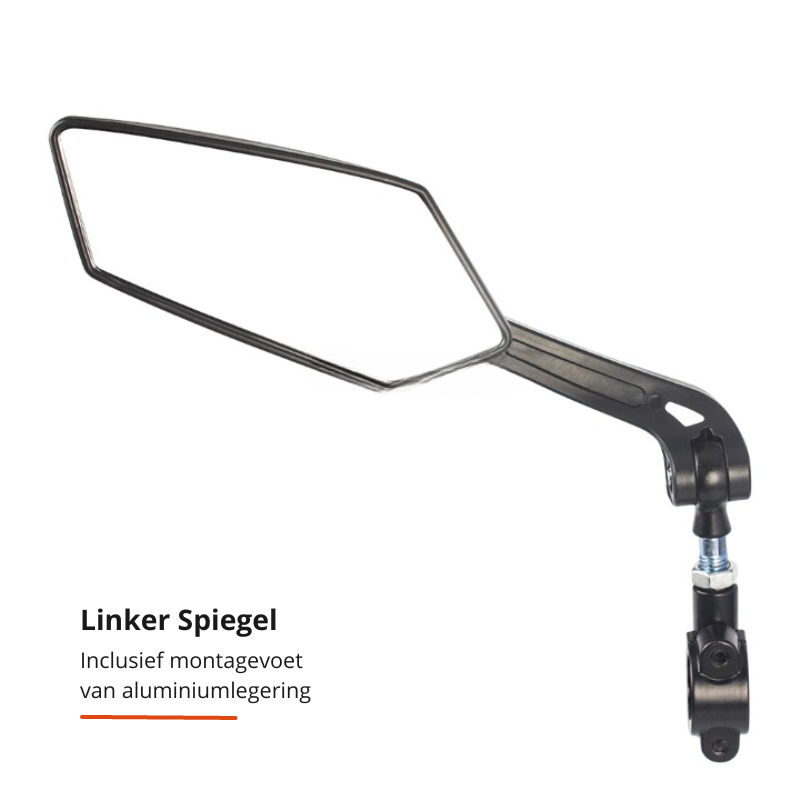 360° rearview mirror for bicycle with handlebar mount | Stornfield