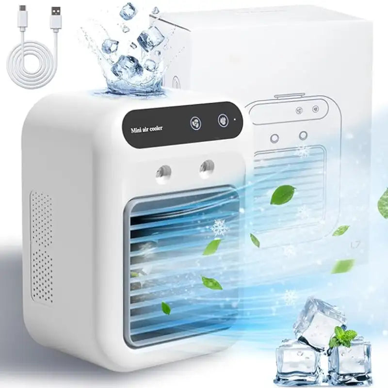 Compact Portable Air Conditioner Fan with USB Charging | Stornfield