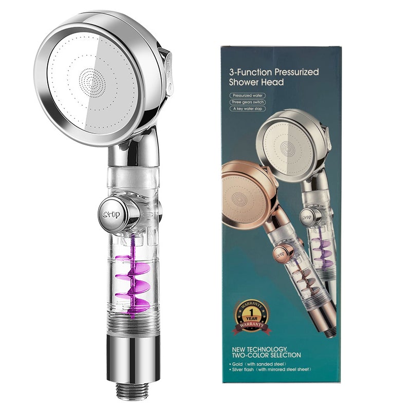 3-Mode Adjustable Turbocharged Shower Head | Stornfield
