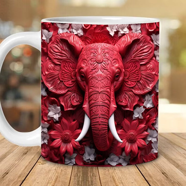 Stornfield | 3D Elephant Flower Mug