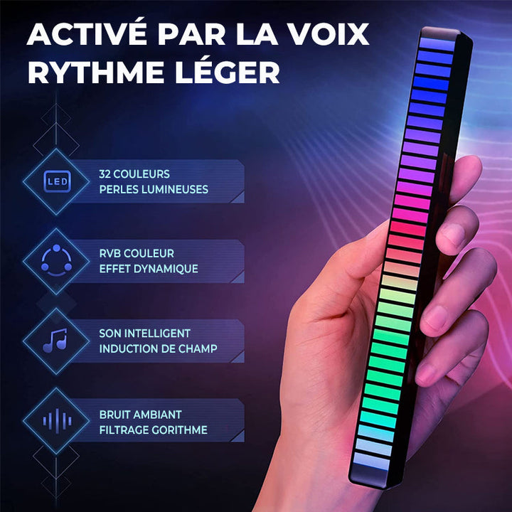 Sound-activated RGB light bar wireless | Stornfield