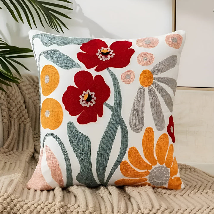 Flower Cushion Cover Decorative – Soft and ComfortaStornfielde | Stylish Living Room Decoration | Stornfield