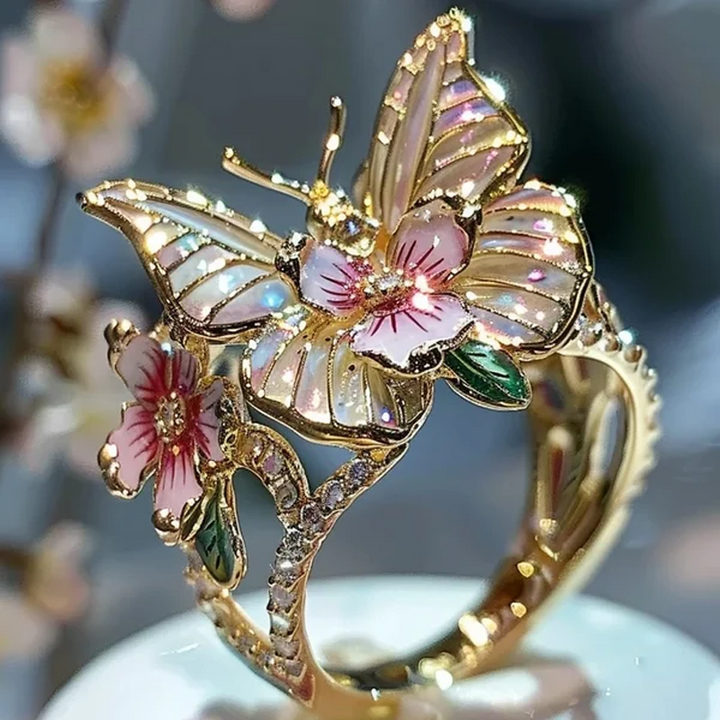 Butterfly flower ring | Stornfield