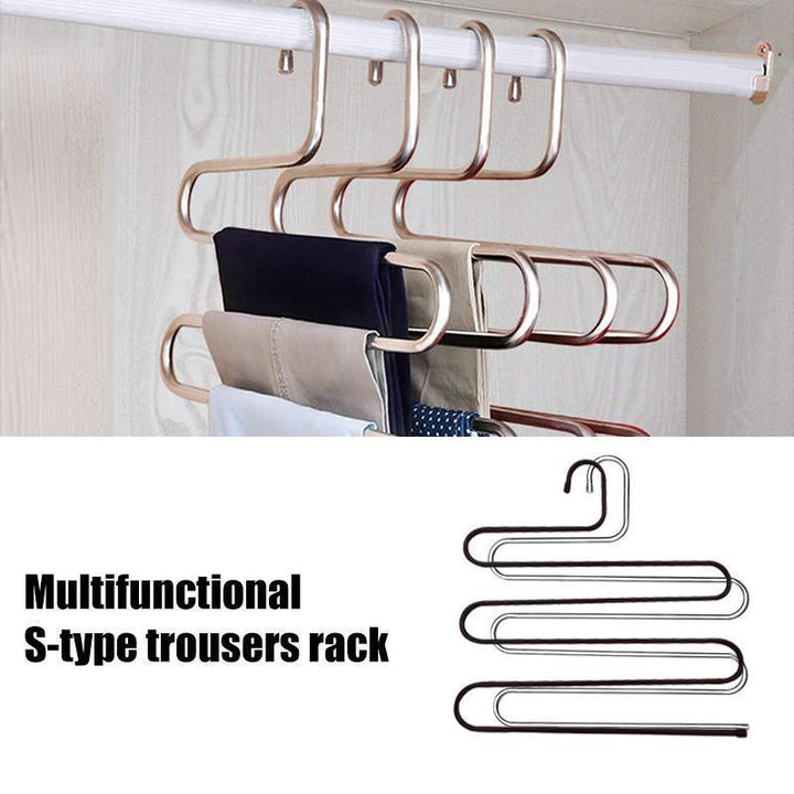 S-Shape Stainless Steel Clothes Hangers | Stornfield