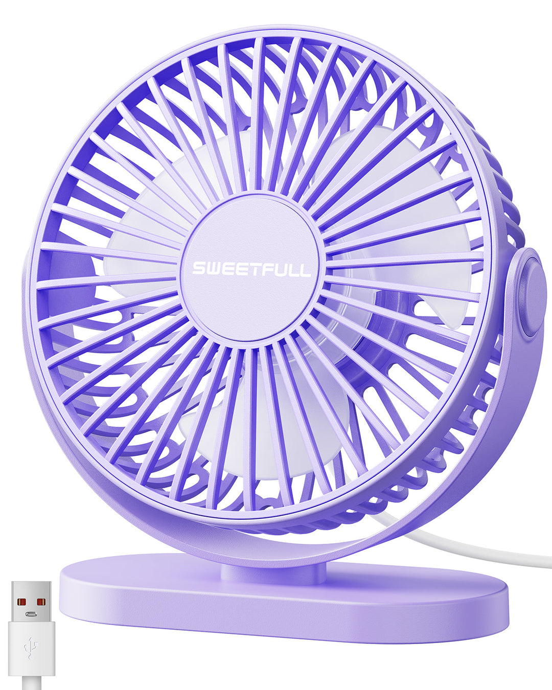 2-in-1 Hook & Desk Fan - 3-Speed with 360° Rotation | Stornfield