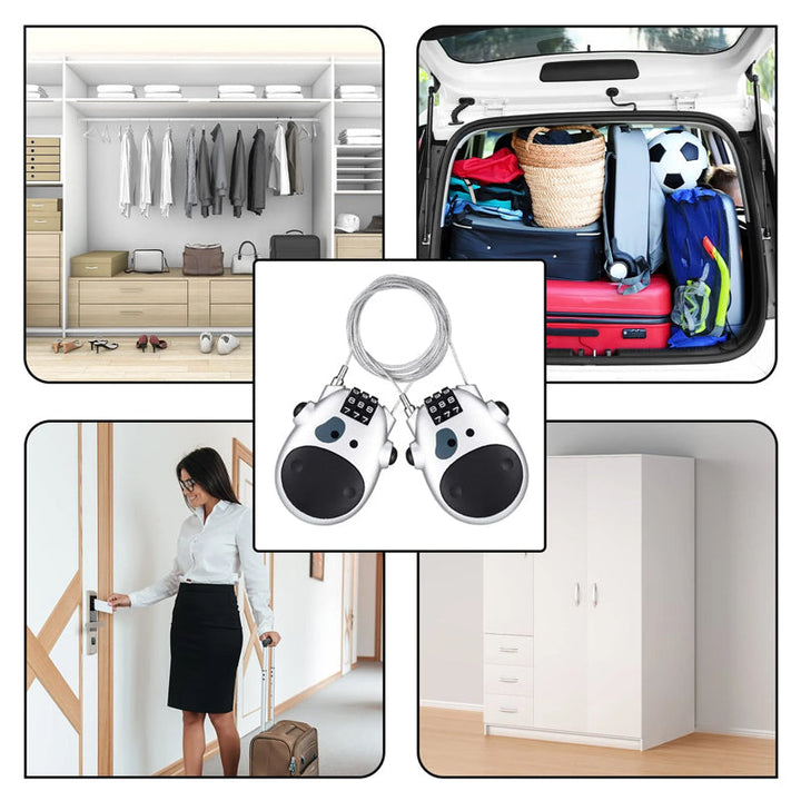 Telescopic wire lock anti-theft | Stornfield