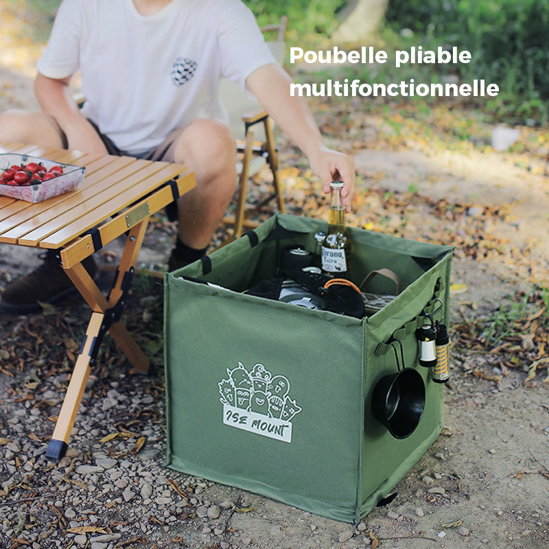 Foldable Multi-Purpose Waste Bin for Outdoor Use | Stornfield