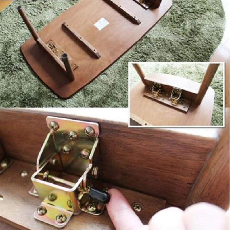 Lockable hinges for table legs | Stornfield