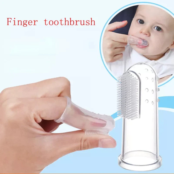 Silicone Finger Baby Toothbrush - Stornfield Baby Finger Brush
