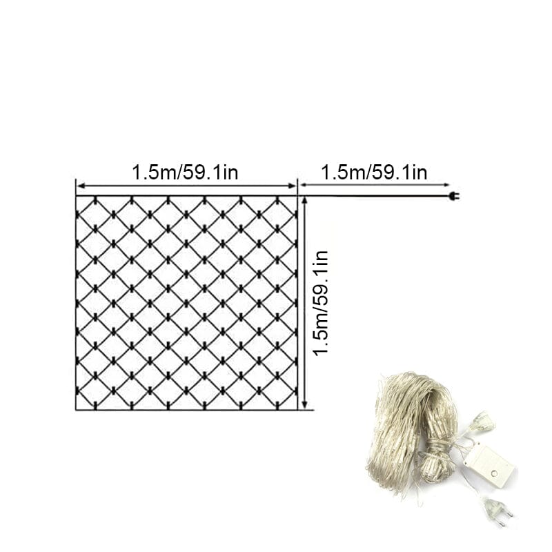 Solar Fishnet Light | Stornfield
