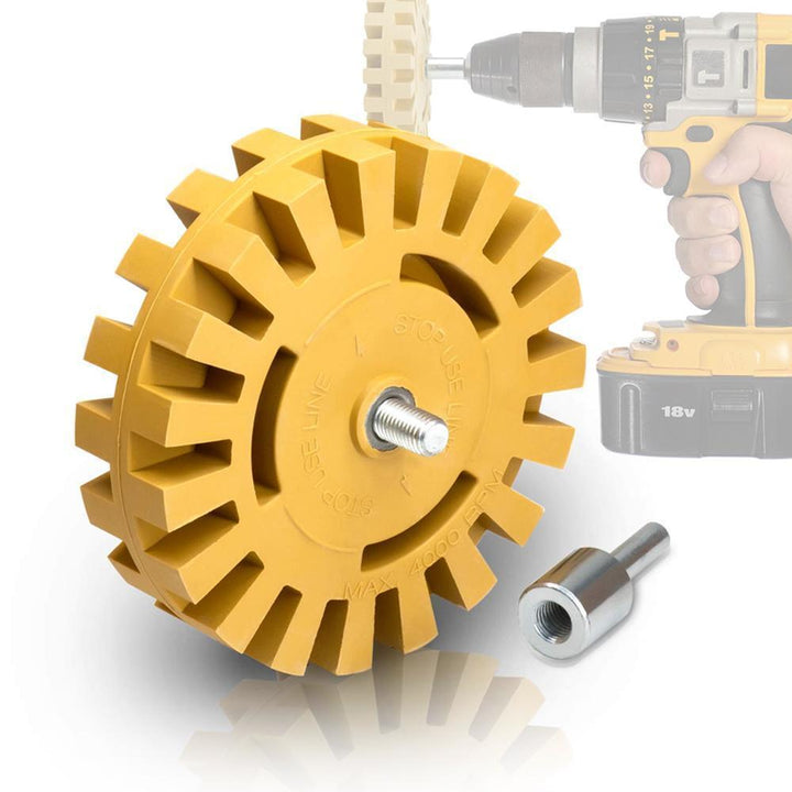 4 inch eraser wheel, decal removal tool | Stornfield