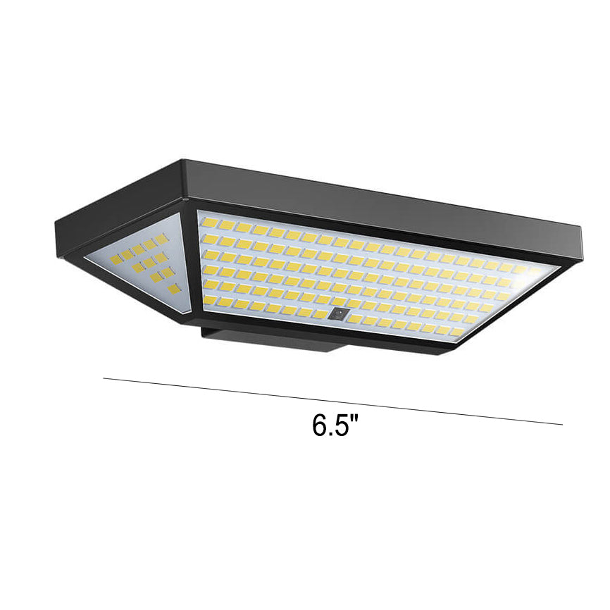 Simple Solar Trapezoid LED Multifunctional Outdoor Waterproof Garden Wall Sconce Lamp | Stornfield
