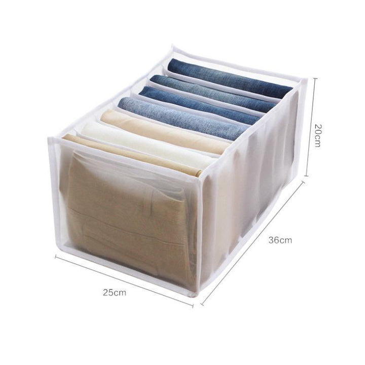 7-Grid Wardrobe Clothes Mesh Divider Organizer | Stornfield