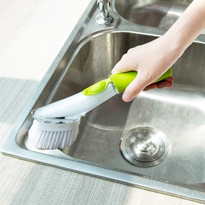 Dish Brush with Detergent Dispenser | Stornfield