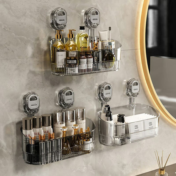 No-Drill Bathroom Suction Storage Box | Stornfield