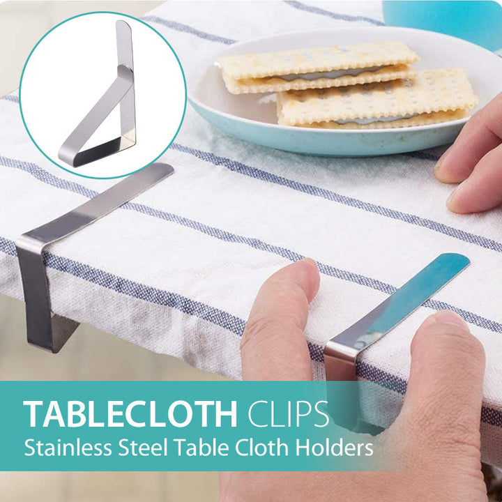 Stornfield | Stainless Steel Tablecloth Clips (Set of 4)