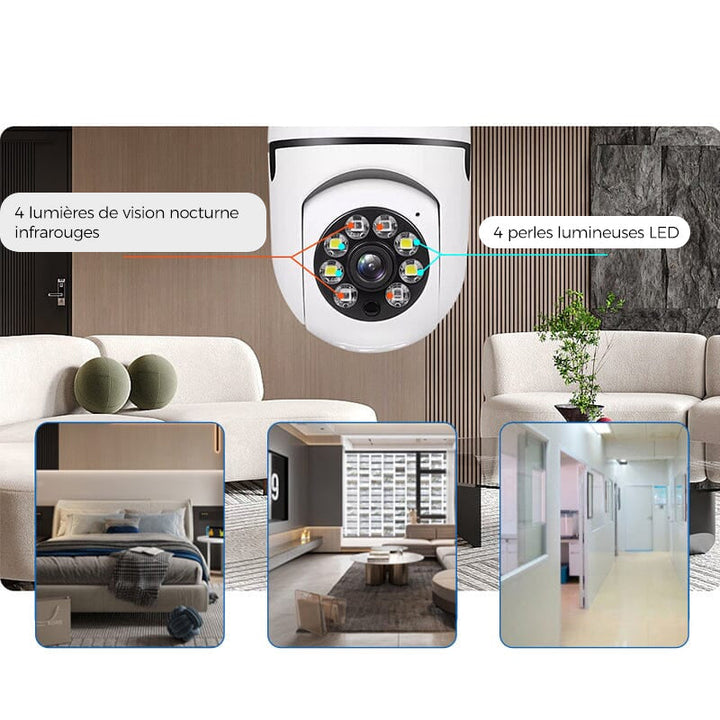 Wireless Bulb Security Camera | Stornfield