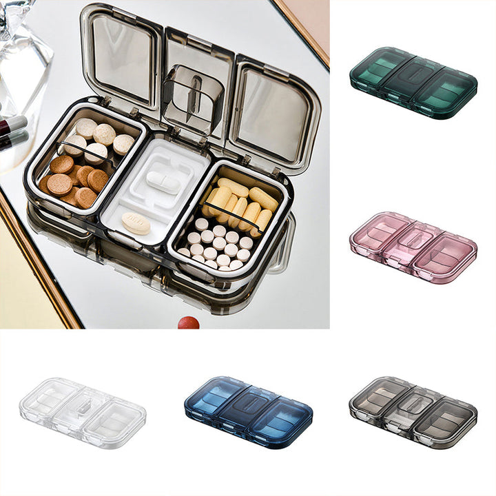 Rectangle Pill Case Organizer Container | Stornfield