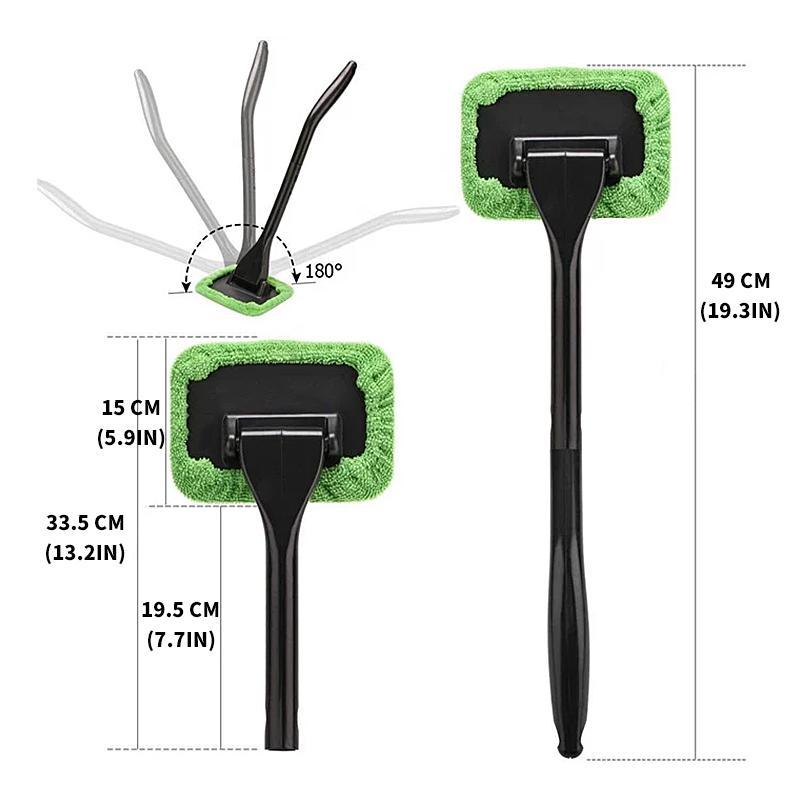 Microfiber cleaner with 2 reusable microfiber caps | Stornfield