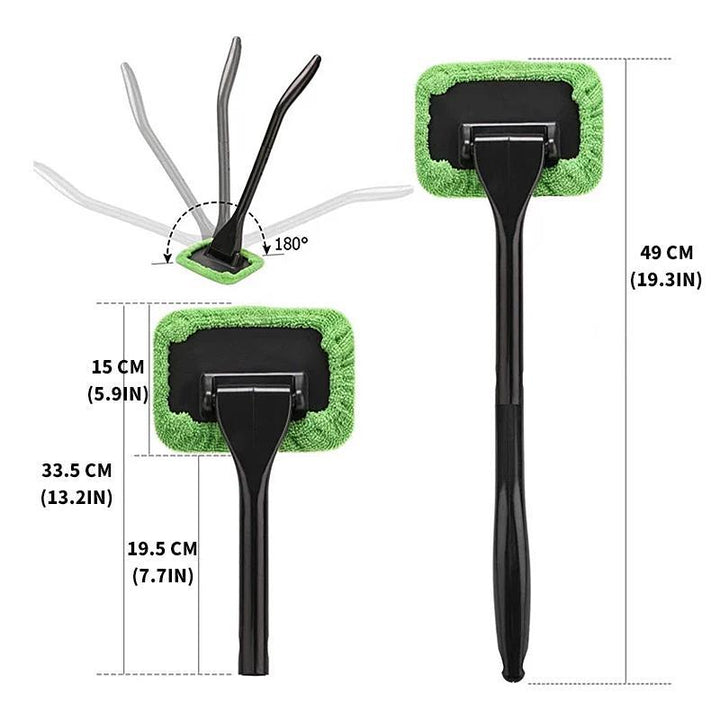 Microfiber cleaner with 2 reusable microfiber caps | Stornfield