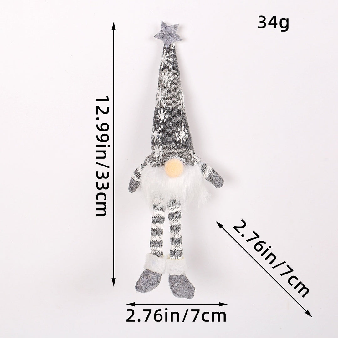 Bright Christmas Elf Figure with Sequins