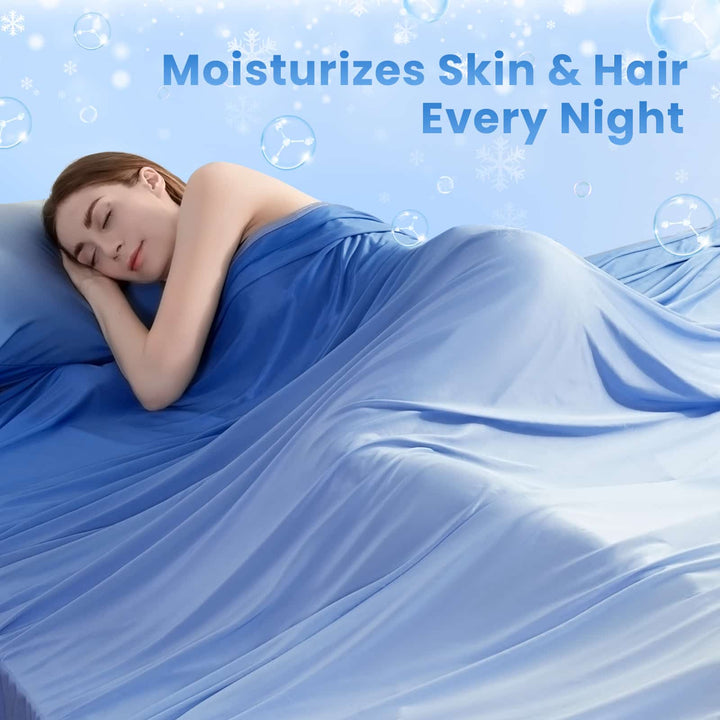 Q-Max > 0.5 Gradient Blue Cooling Blanket – Double-Sided, Breathable & Machine Washable | Stornfield