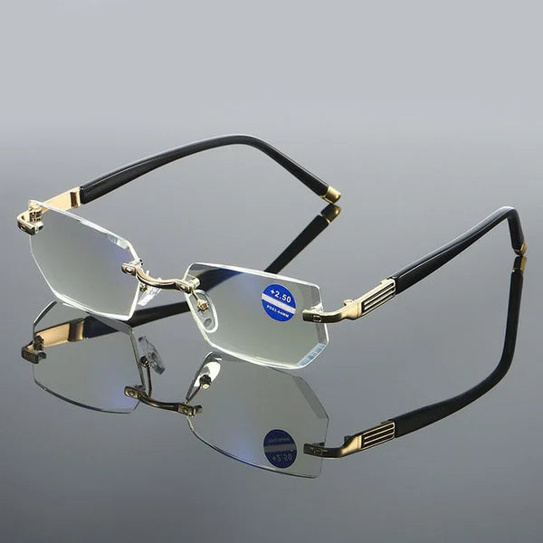 Stornfield | 2024 new high hardness anti-blue light sapphire reading glasses dual focus intelligent reading glasses