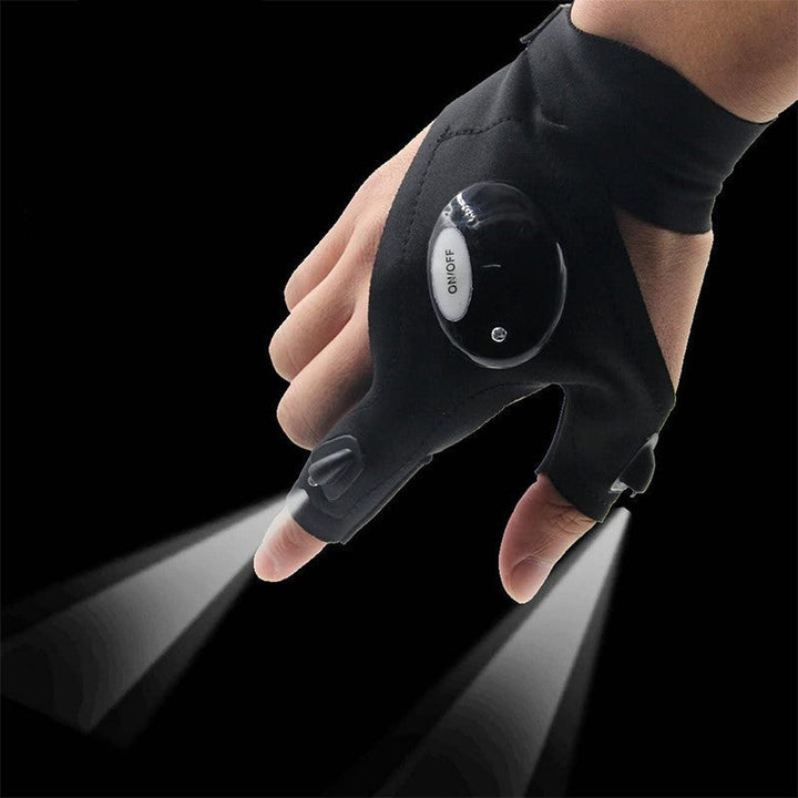 Convenient LED Gloves With Waterproof Lights | Stornfield