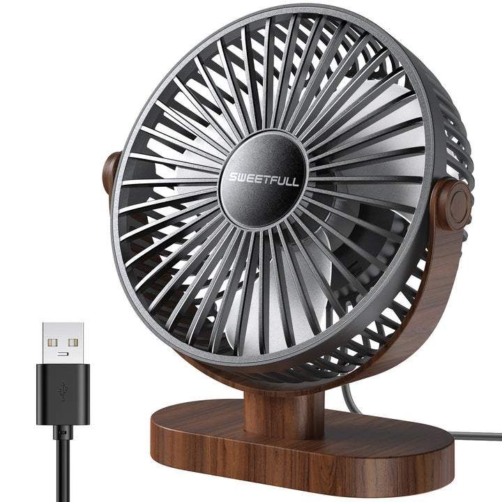 6.5 Inch USB Small Desk Fan for Home Office Car Outdoor Travel | Stornfield
