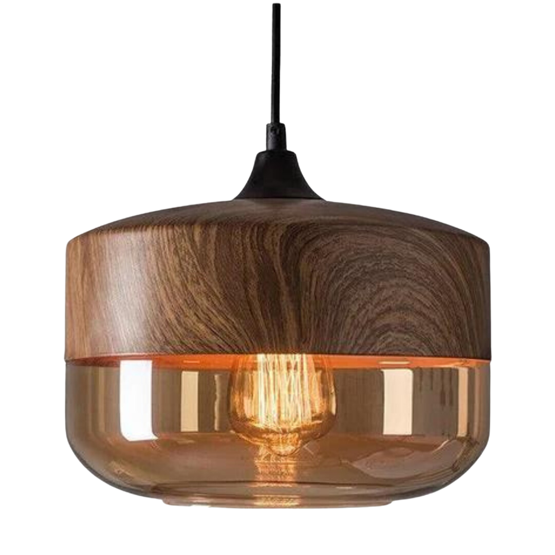 Stylish Scandinavian Wooden Ceiling Lamp - NordLuna | Stornfield