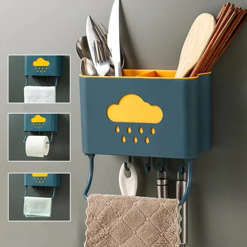 Wall Mounted Cutlery Drainer Rack Stornfield