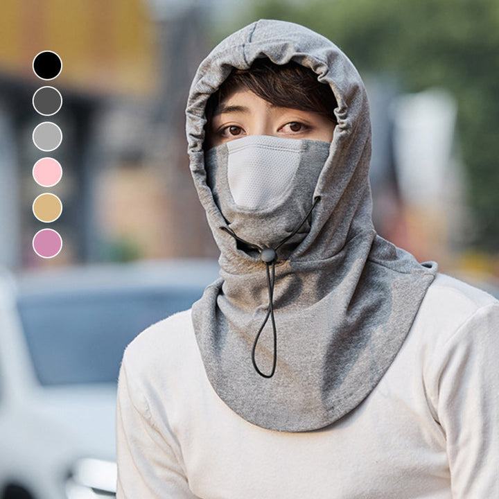 Hooded Face Mask with Neck Warmer for Cycling | Stornfield