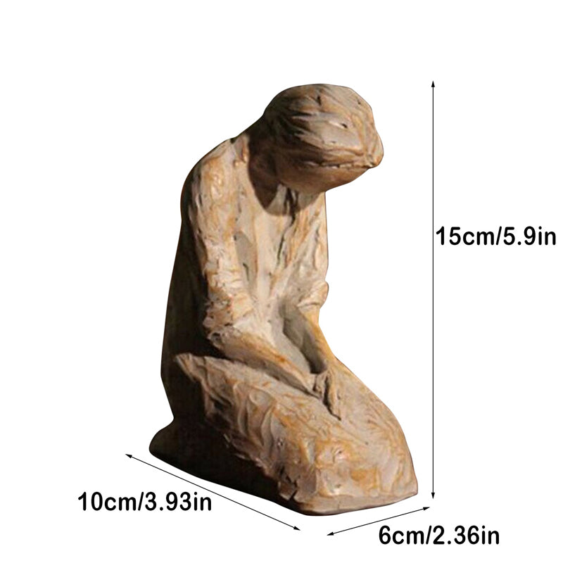 Stornfield | Sweet Hour of Prayer, beautiful hand-cast inspiring sculpture of a praying woman
