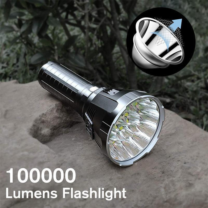 Stornfield | High Power LED Flashlight 30000-5000 Lumens, Waterproof