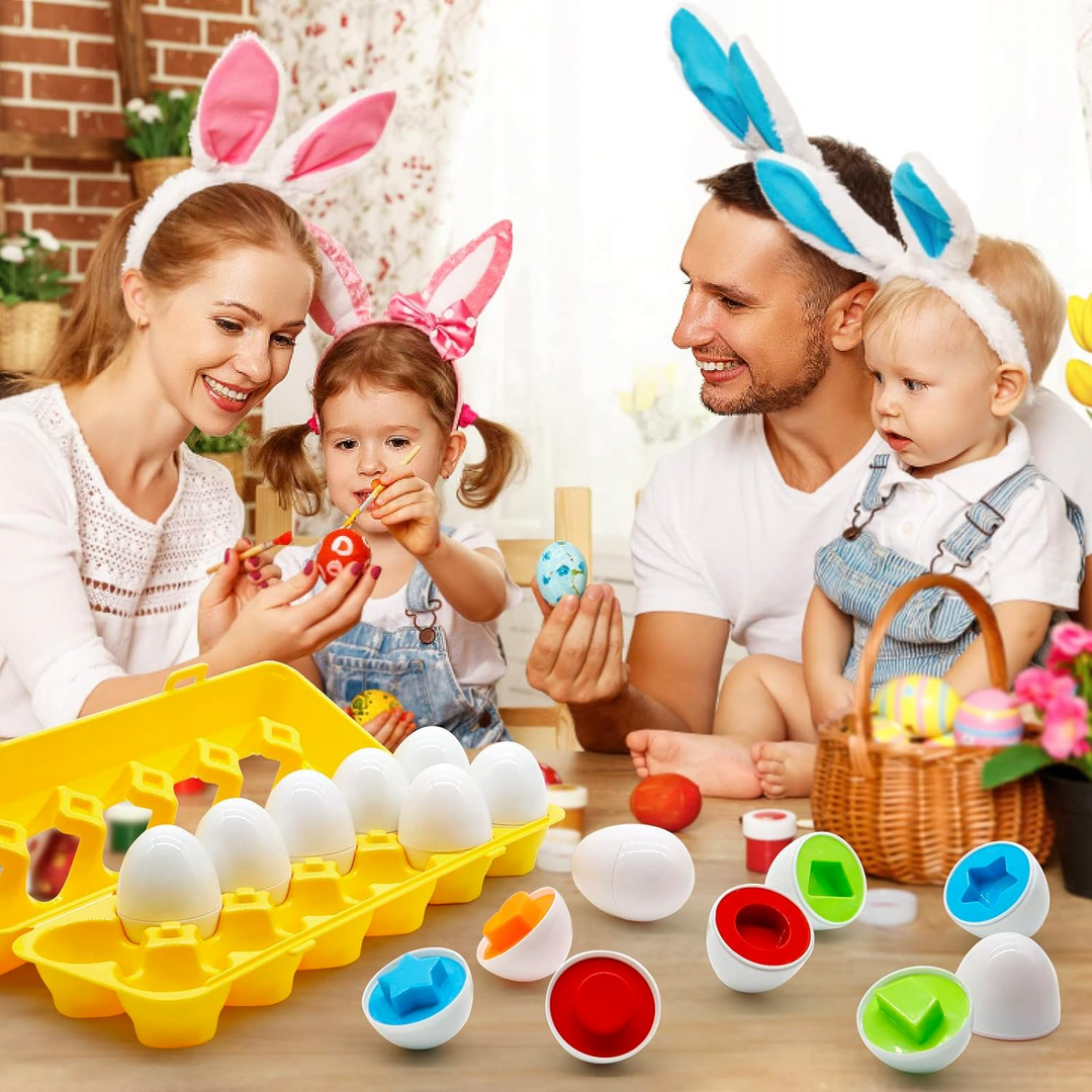 Geometric Eggs | Intelligent Shapes Learning Eggs | Stornfield
