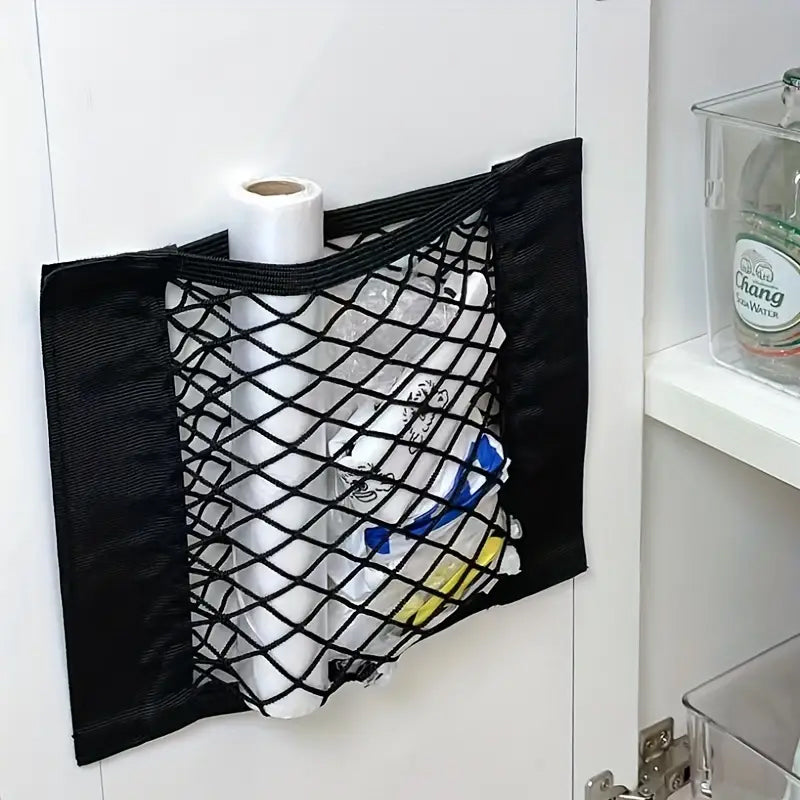 Plastic Bag Storage Mesh Bag (With adhesive tape) | Stornfield