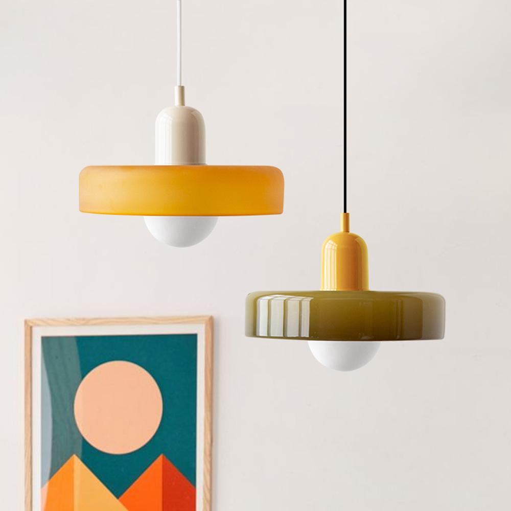Colorful Bauhaus-Style Pendant Lamp - StiloGlas | Stornfield