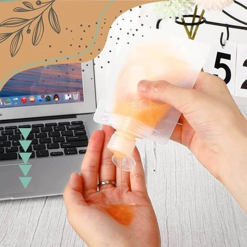 Portable liquid dispenser bags for travel (10 Pcs) | Stornfield