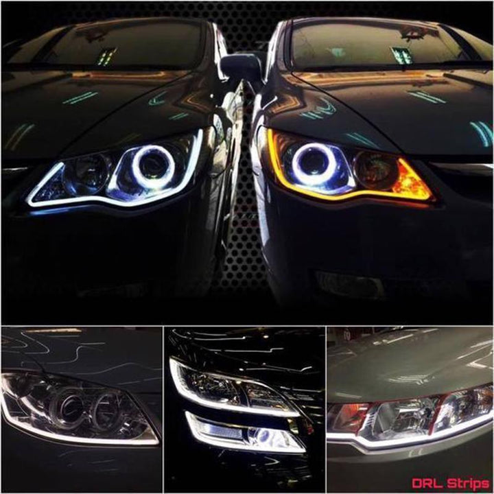 Stornfield | Flexible DRL LED Night & Daytime Running Light Strip (No Disassembling Needed)