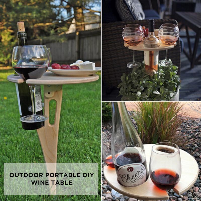 Stornfield | DIY Portable Folding Wine Table