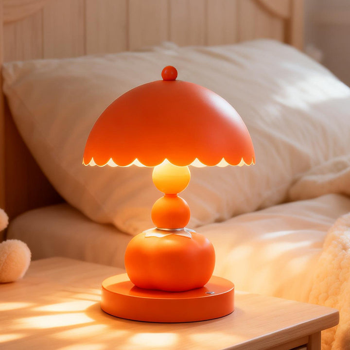Kaki table lamp, creative design, decorative element