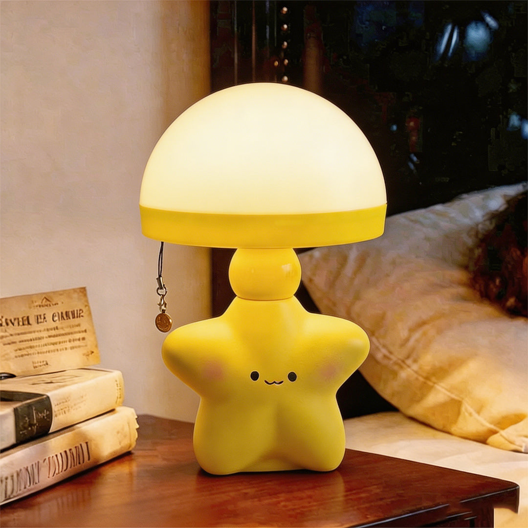 Cartoon-Star Jellyfish Light with Pull Cord